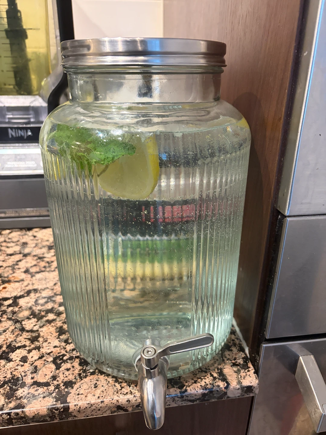 Glass Beverage Dispenser with Spigot - photo 2