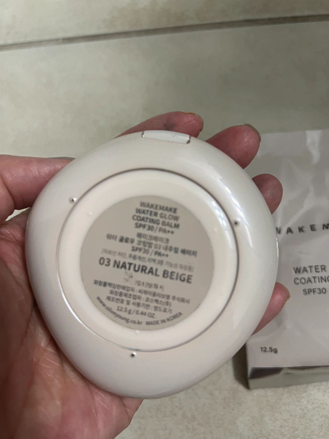 WAKEMAKE Water Glow Coating Balm SPF30/PA++ Natural Beige 03 - photo 3