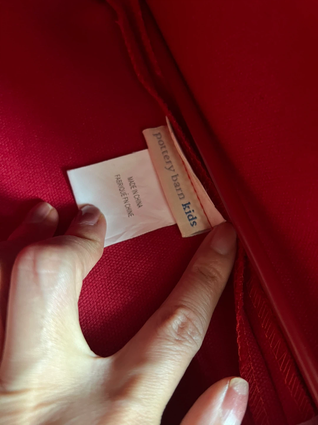 Pottery Barn Kids Red Storage Bin - photo 3