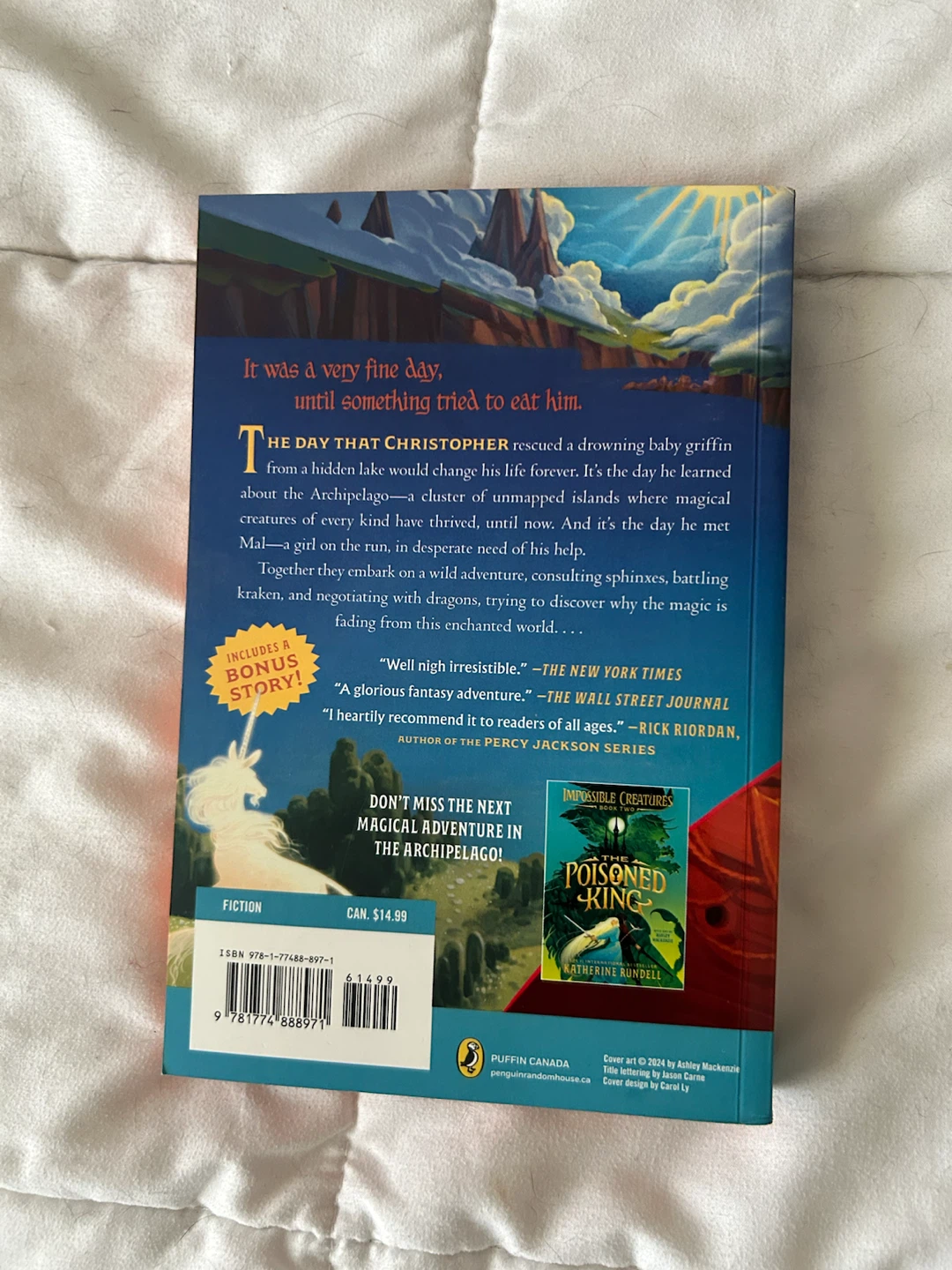 Impossible Creatures by Katherine Rundell Book - photo 2
