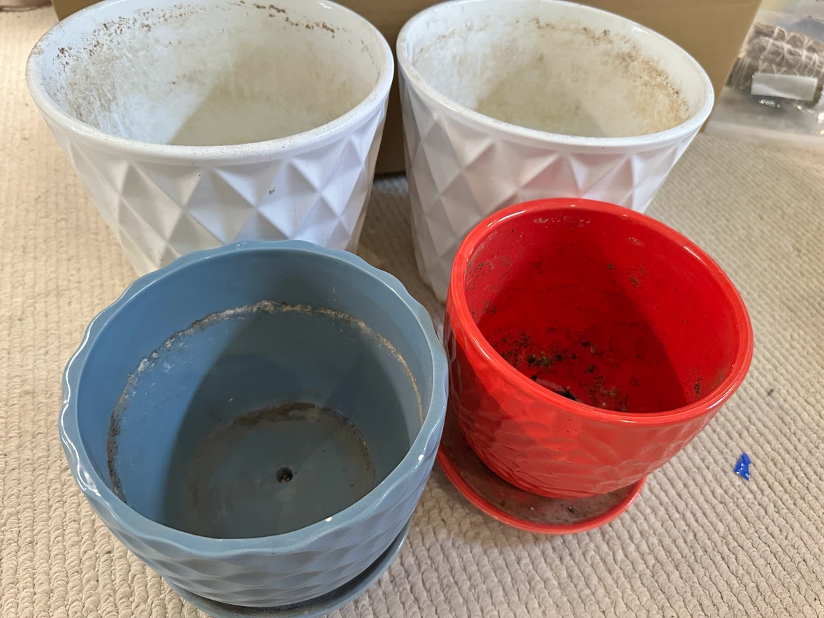 Ceramic Planter Bundle x4