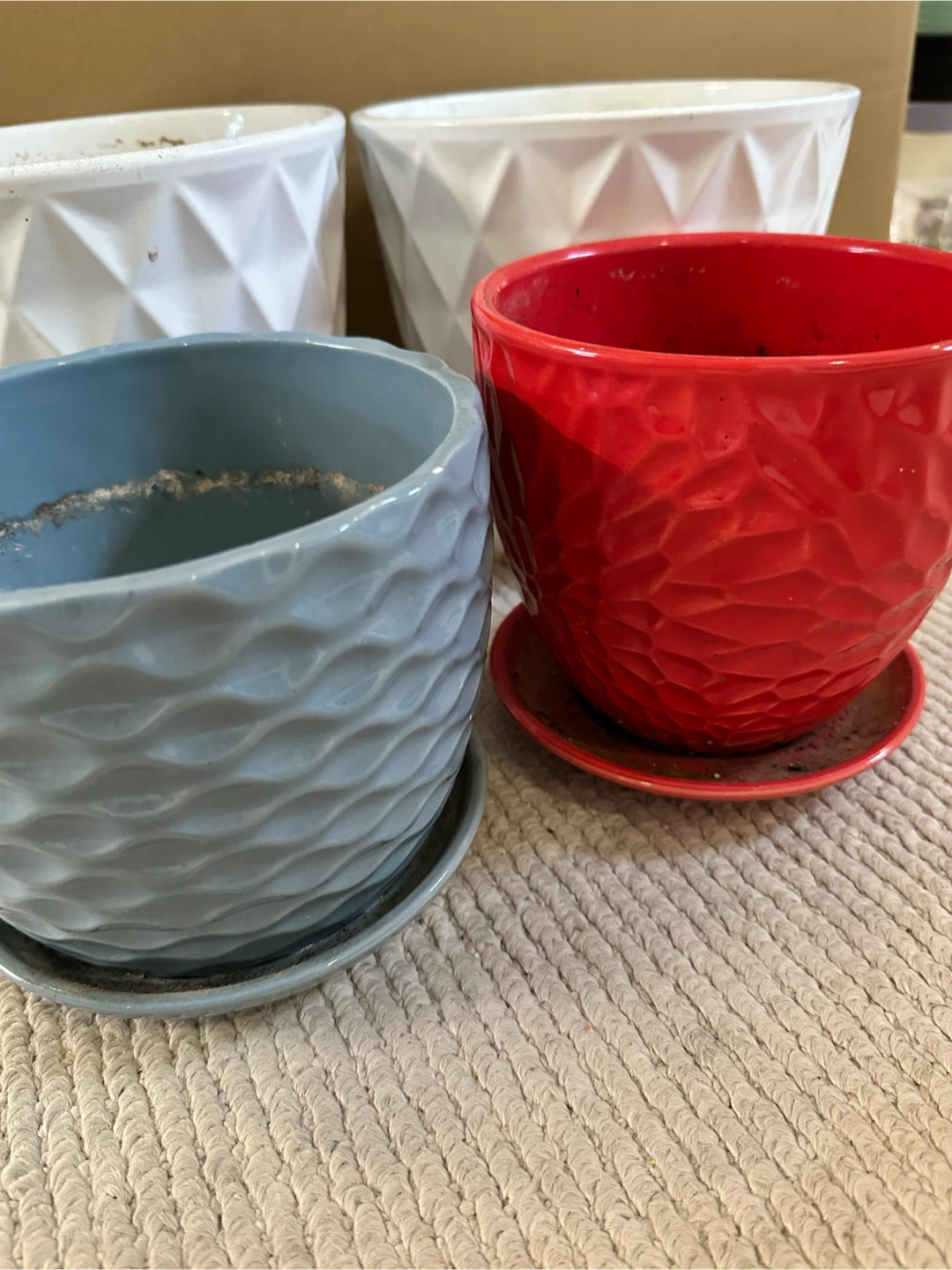 Ceramic Planter Bundle x4 - photo 2