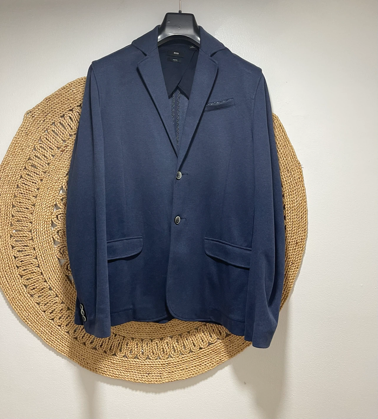 BOSS Hugo Boss Navy Slim Fit Blazer