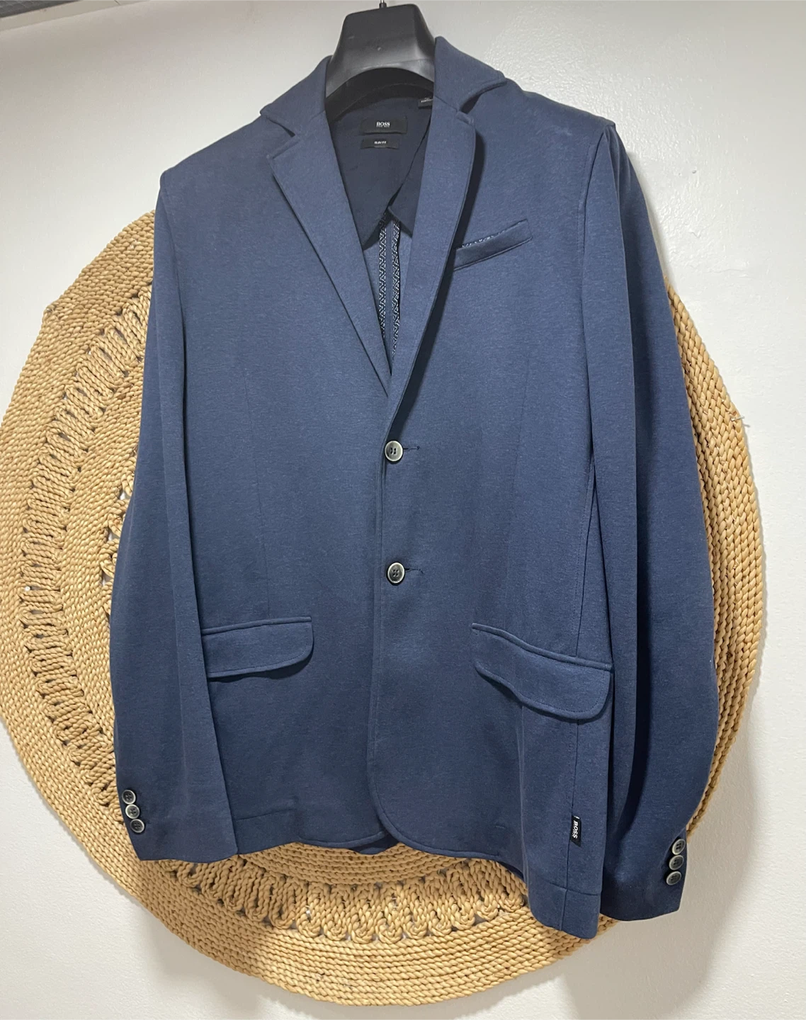 BOSS Hugo Boss Navy Slim Fit Blazer - photo 3