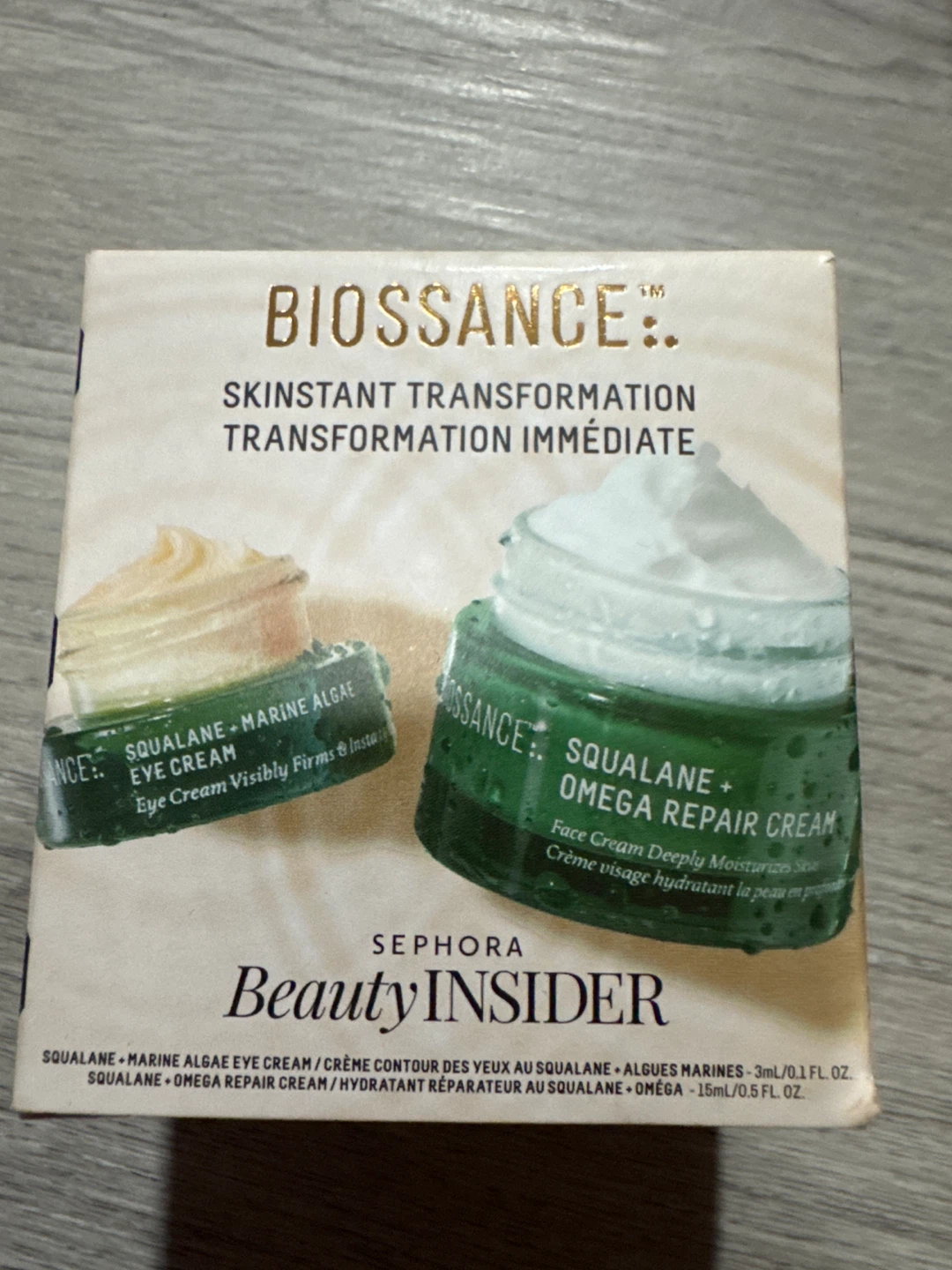 Biossance Squalane + Omega Repair Cream & Eye Cream Set
