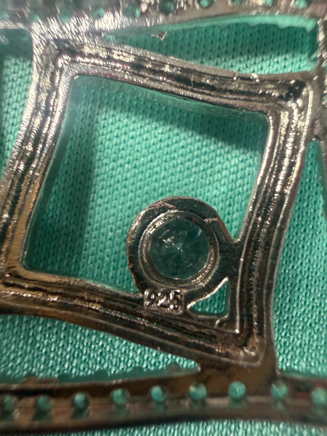 Sterling Silver Pendant with Cubic Zirconia - photo 3