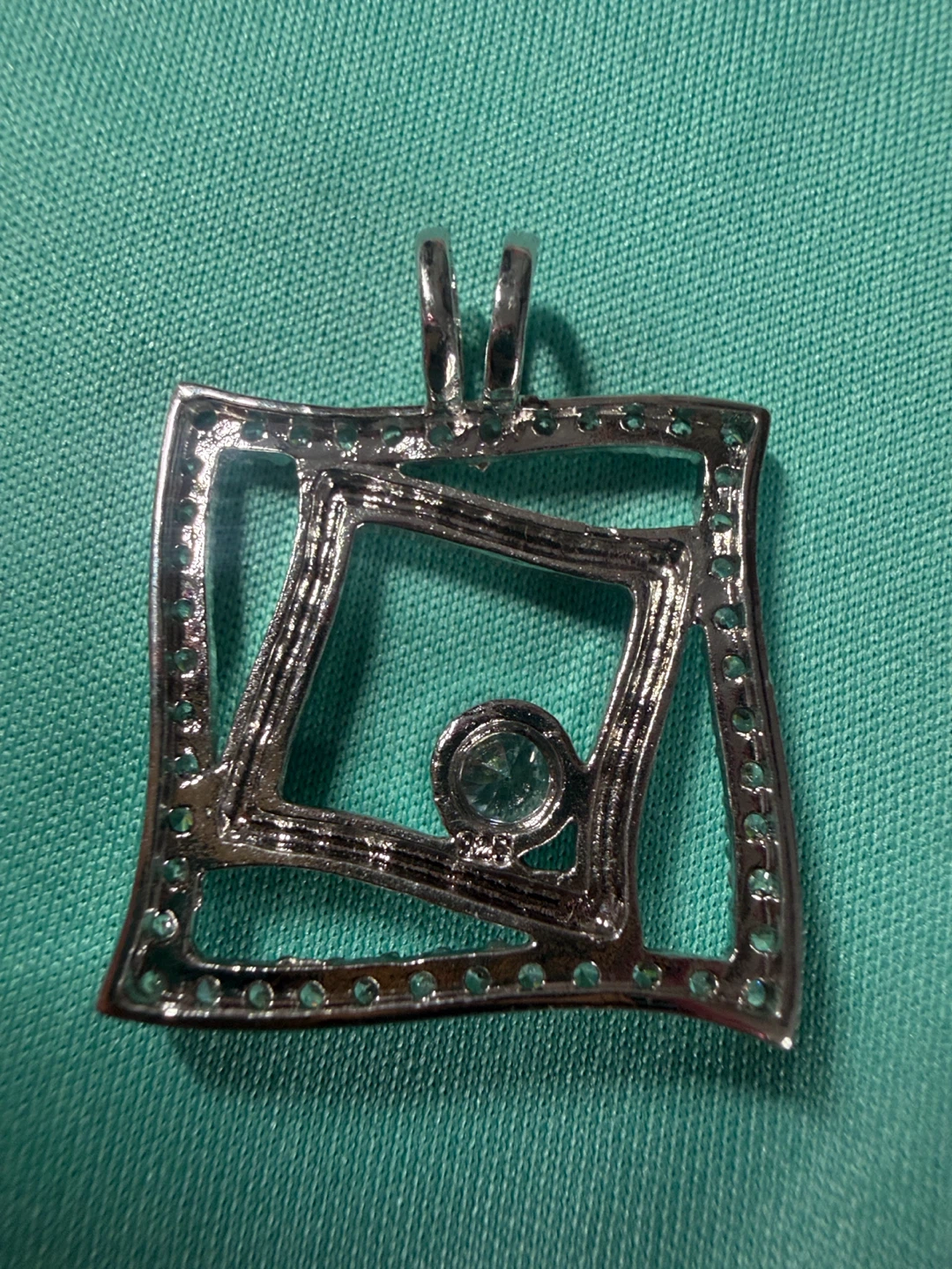 Sterling Silver Pendant with Cubic Zirconia - photo 5