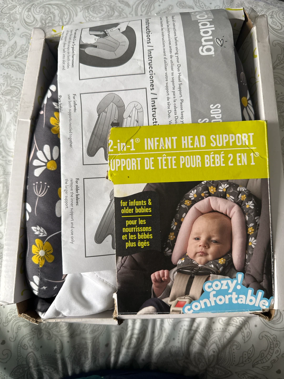 Goldbug Duo Head Support for Infant Car Seat