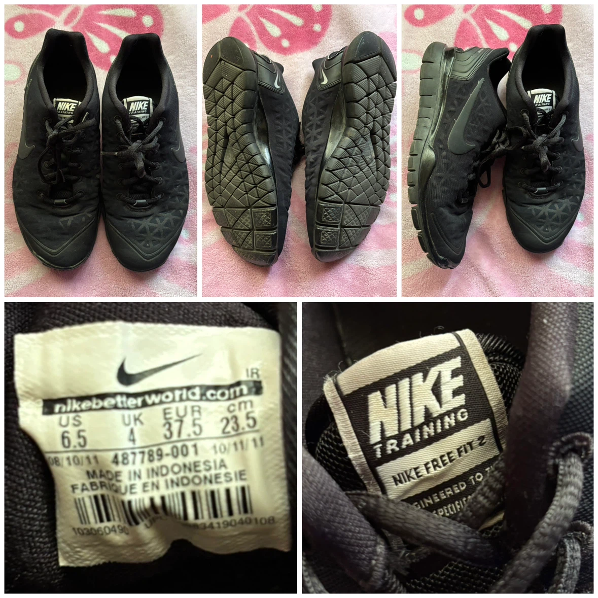 Nike - Free Fit 2 Shoes - *Size Women 6.5/Black*