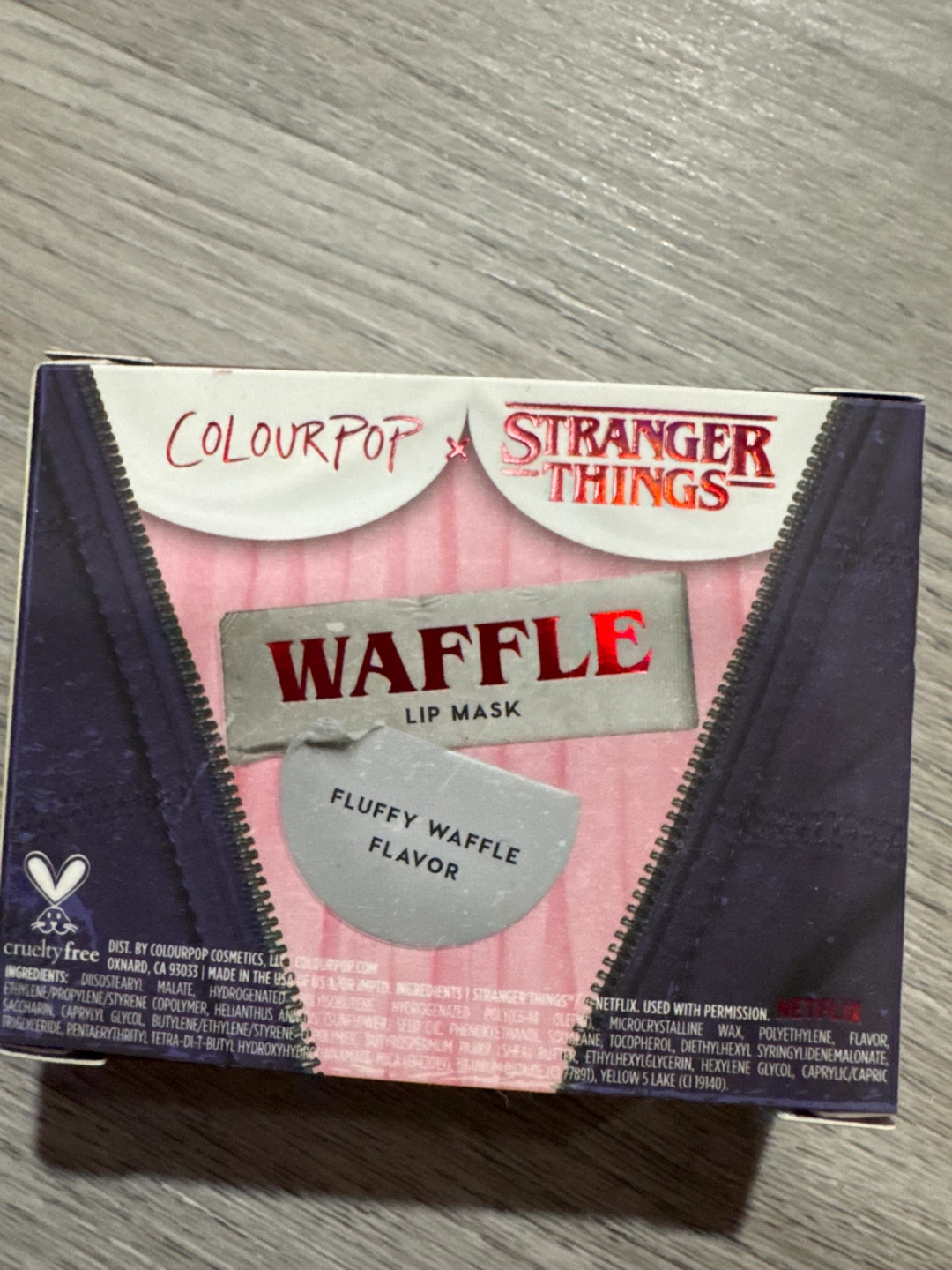 ColourPop x Stranger Things Waffle Lip Mask