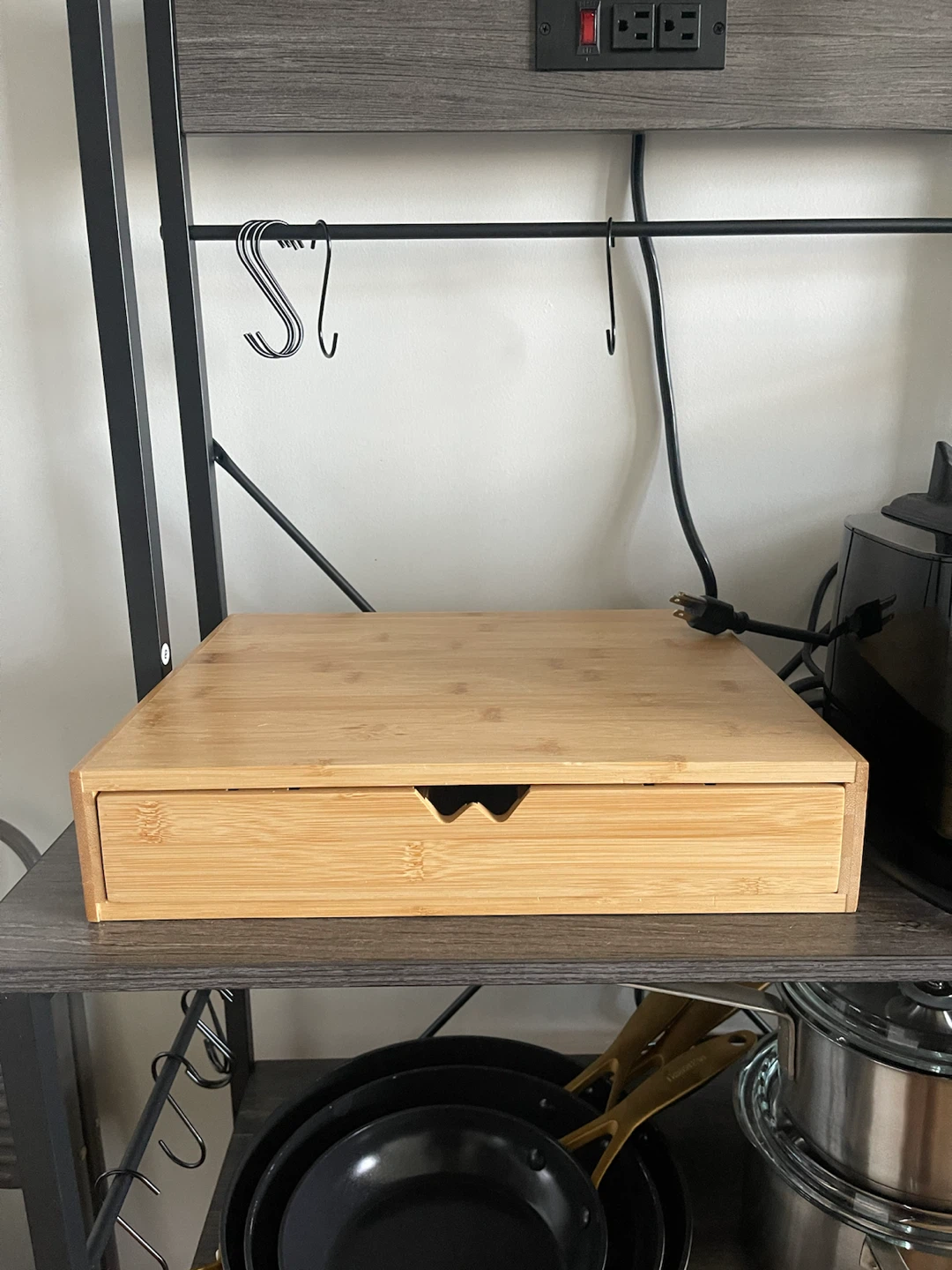 Bamboo Organizer for Coffee Pods and Tea Bags - photo 2