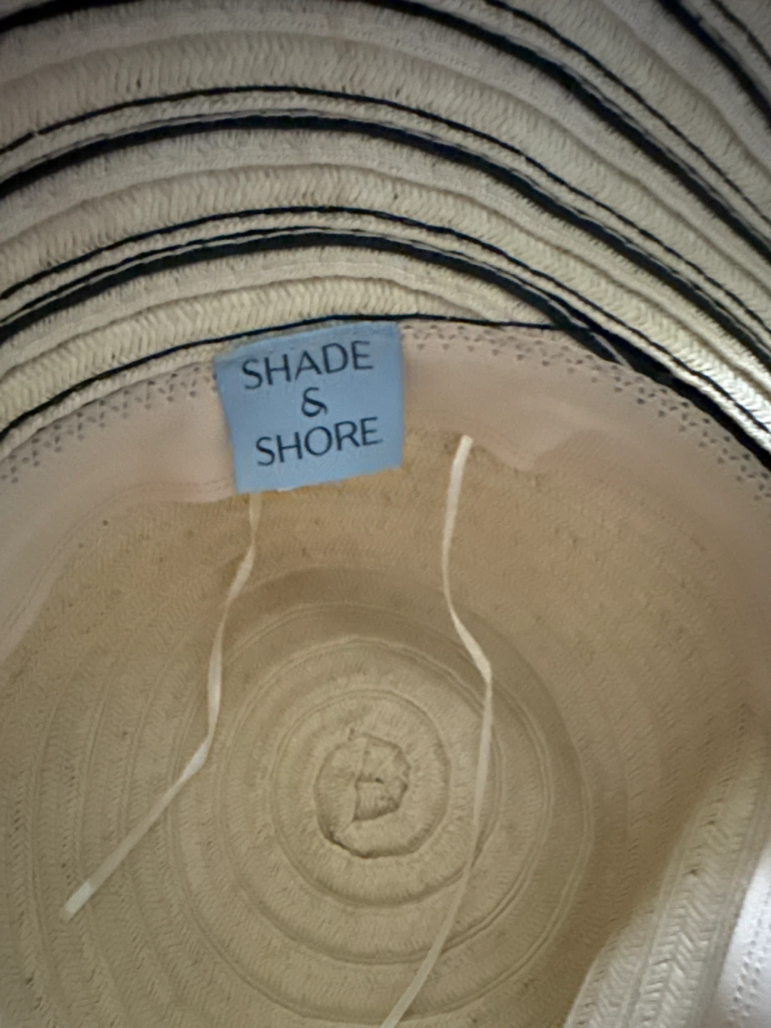 Shade & Shore Wide Brim Striped Straw Hat - photo 3