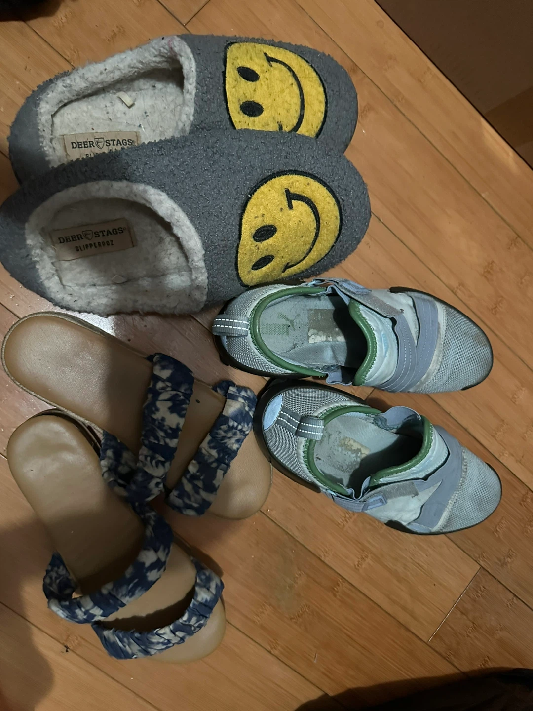Sleepers and shoes