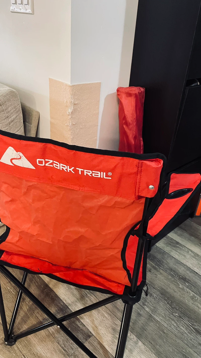 3 Ozark Trail Red Folding Camp Chairs - photo 2