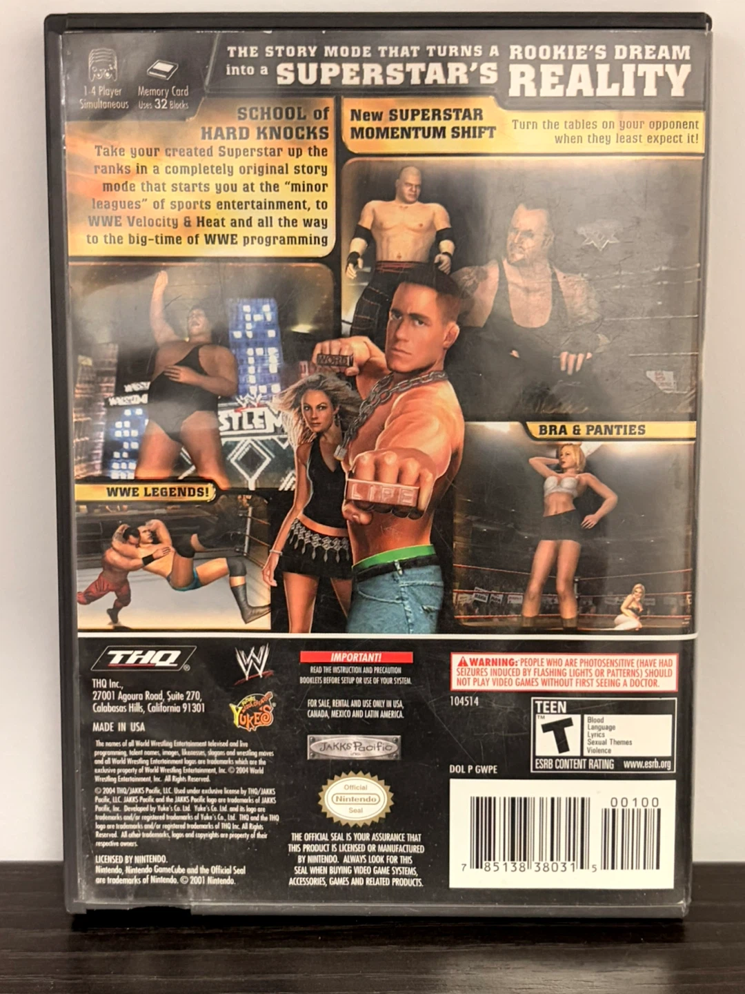 WWE Day of Reckoning Nintendo GameCube Complet - photo 3