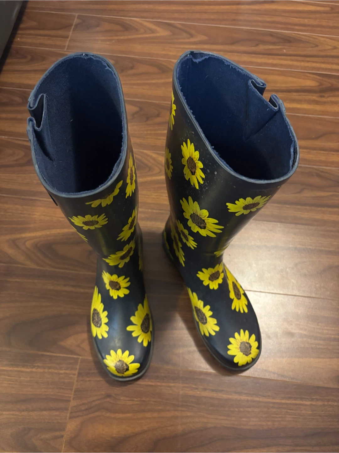 Sunflower Rain Boots - Size 7