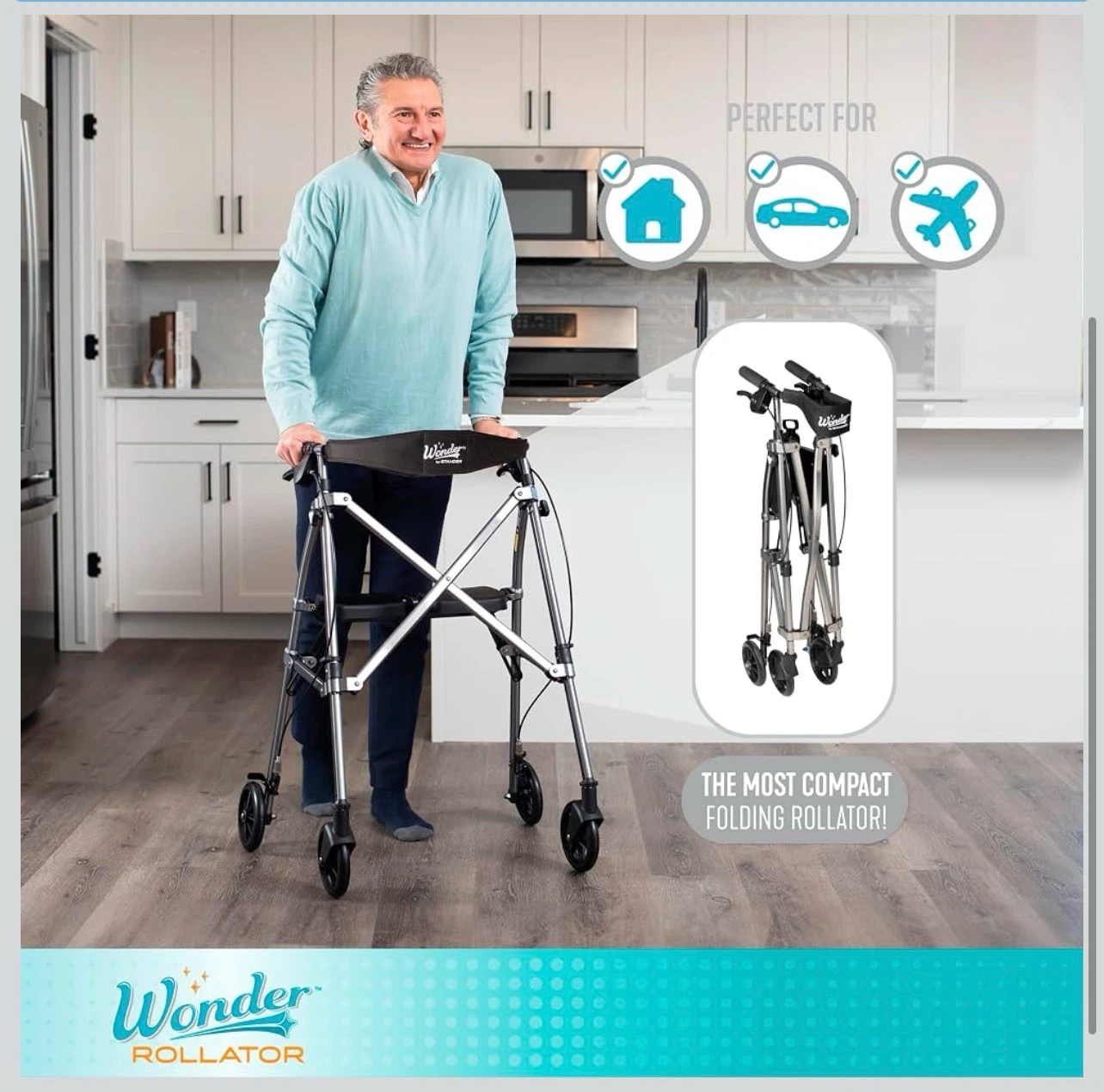 brand new Wonder Rollator Folding Walker - photo 2