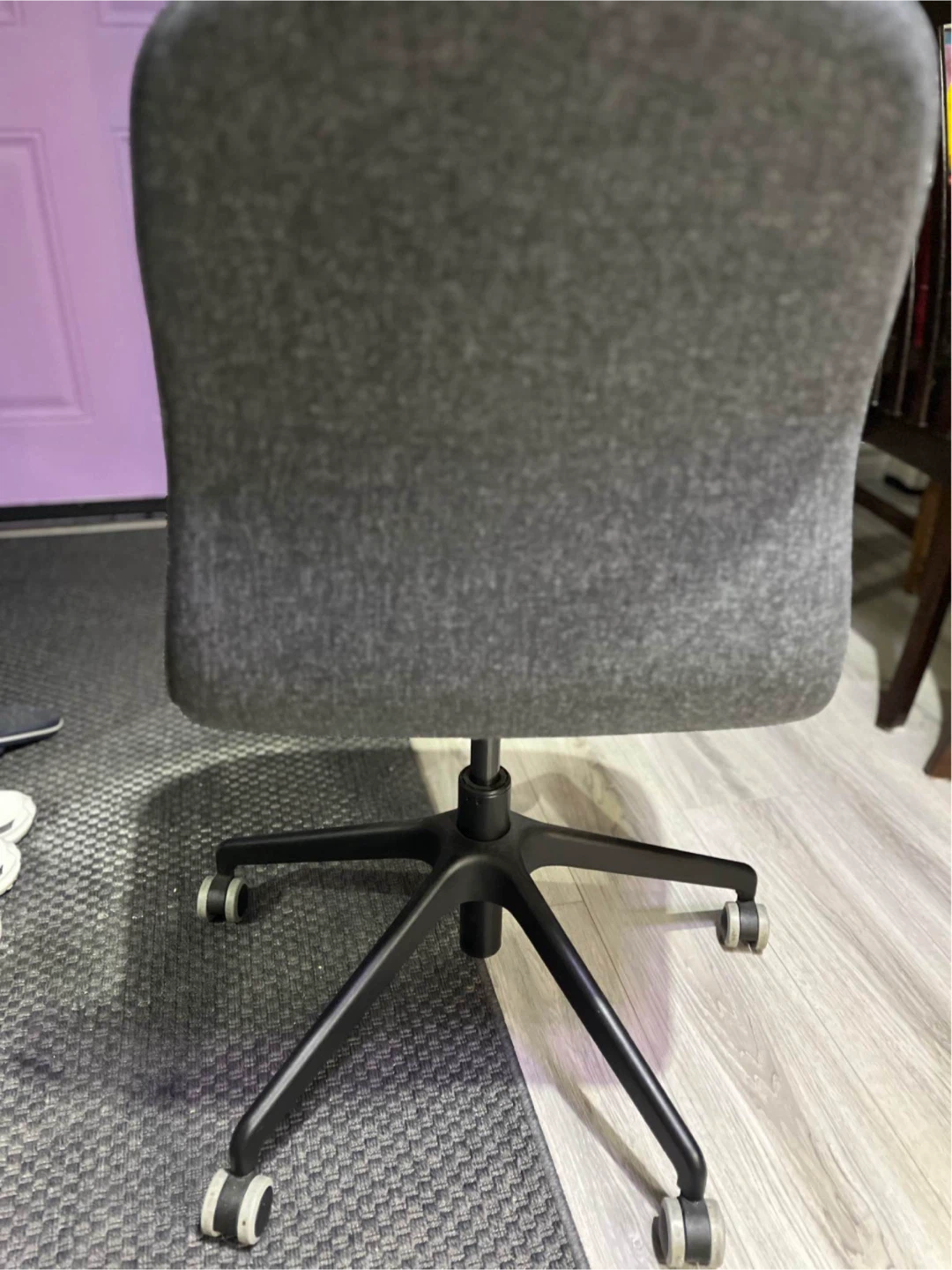 Grey Fabric Office Chair - photo 2