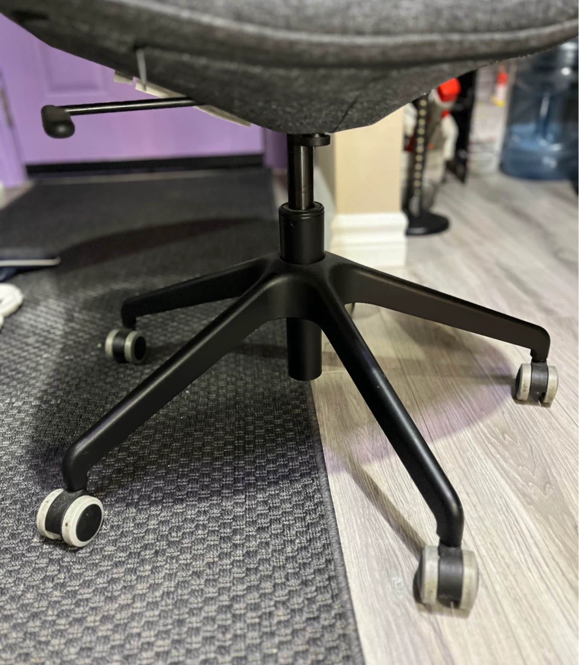 Grey Fabric Office Chair - photo 3