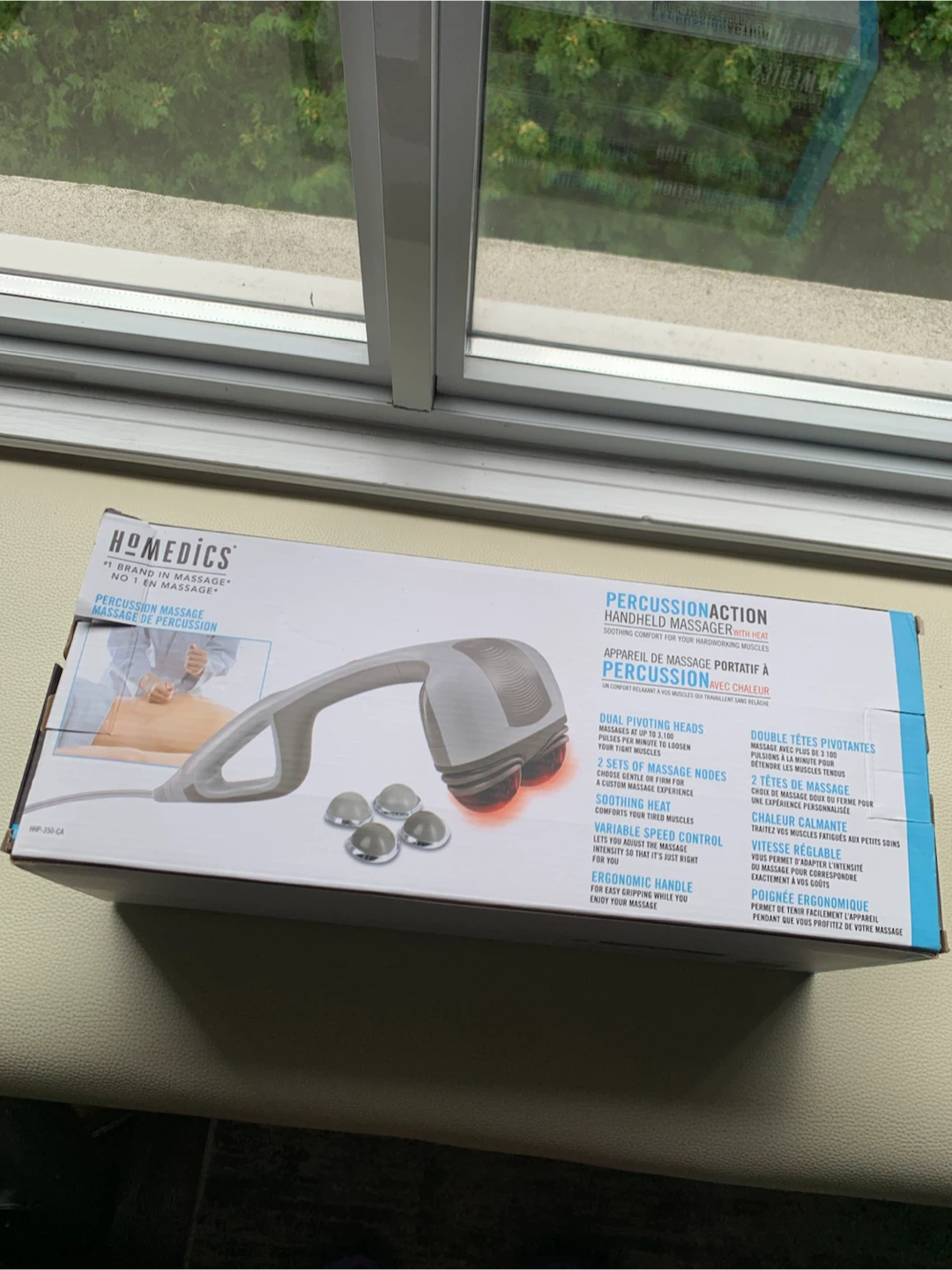 HoMedics Percussion Action Handheld Massager with Heat - photo 3