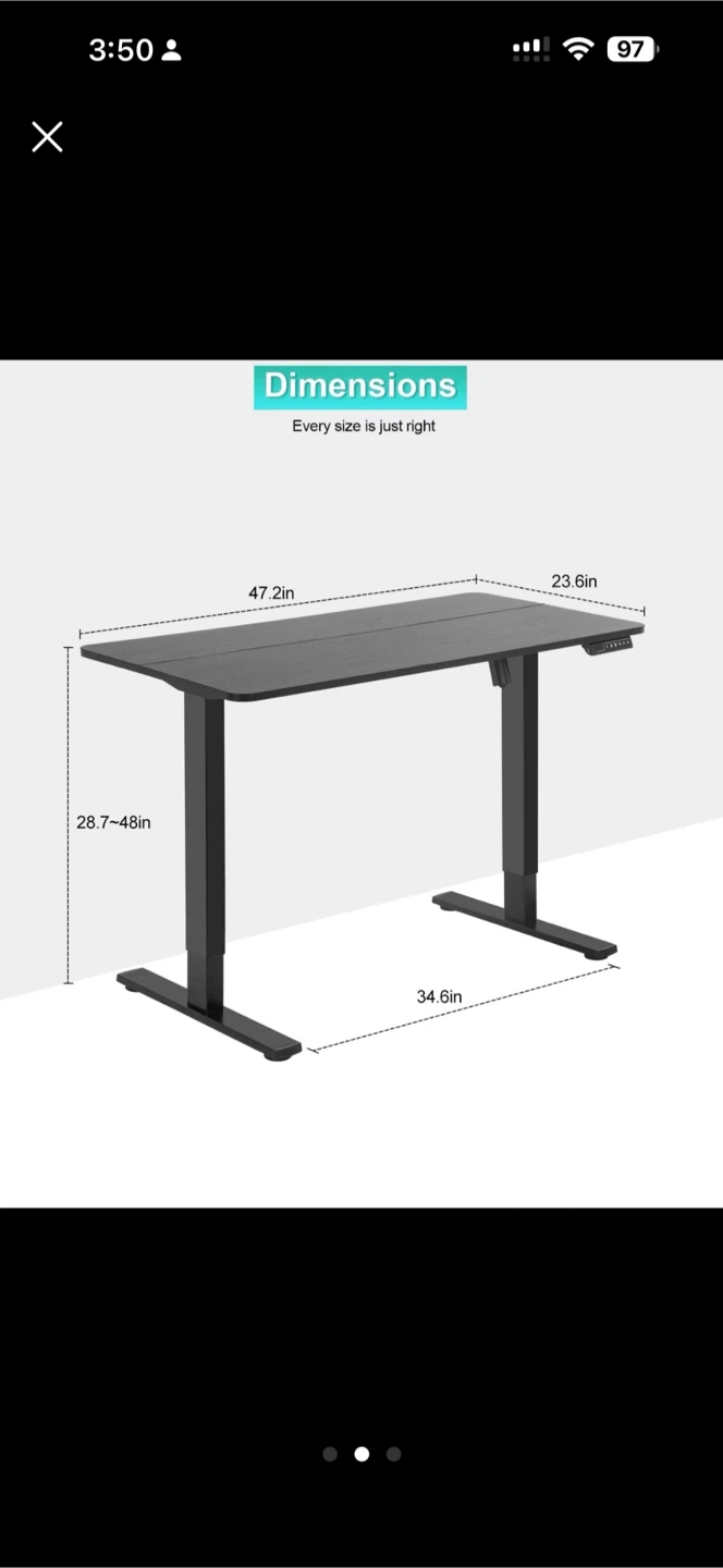 Electric Standing Desk Converter - Computer Desk - photo 5