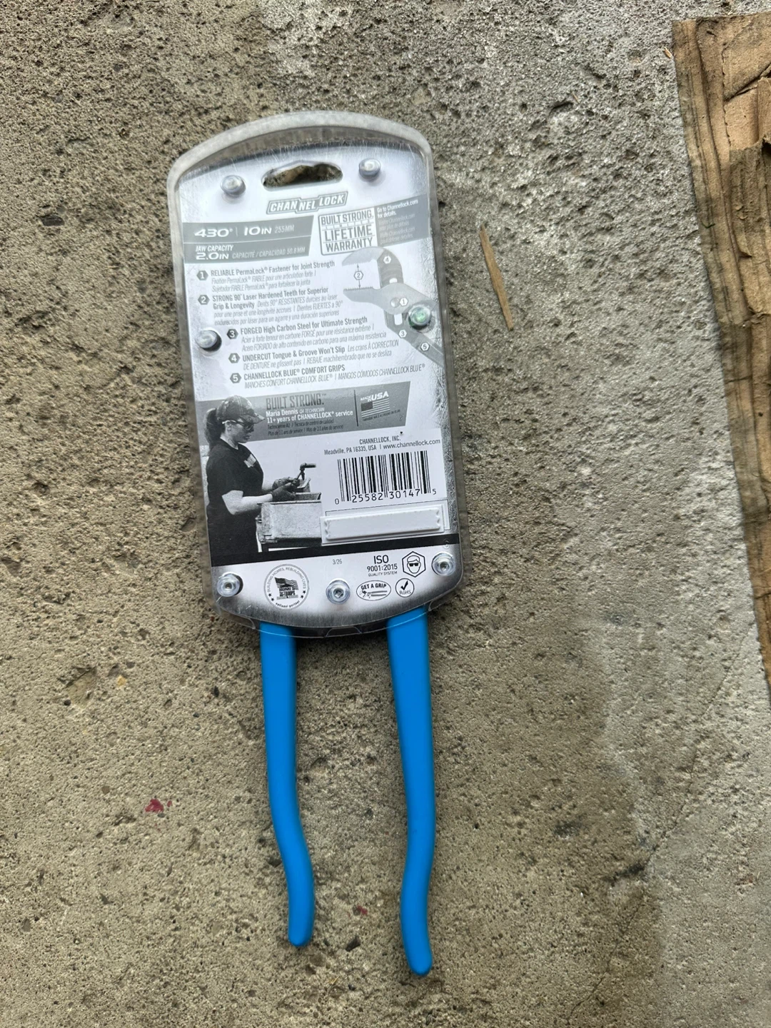 Channel Lock 10-inch 430 Combination Pliers - photo 2