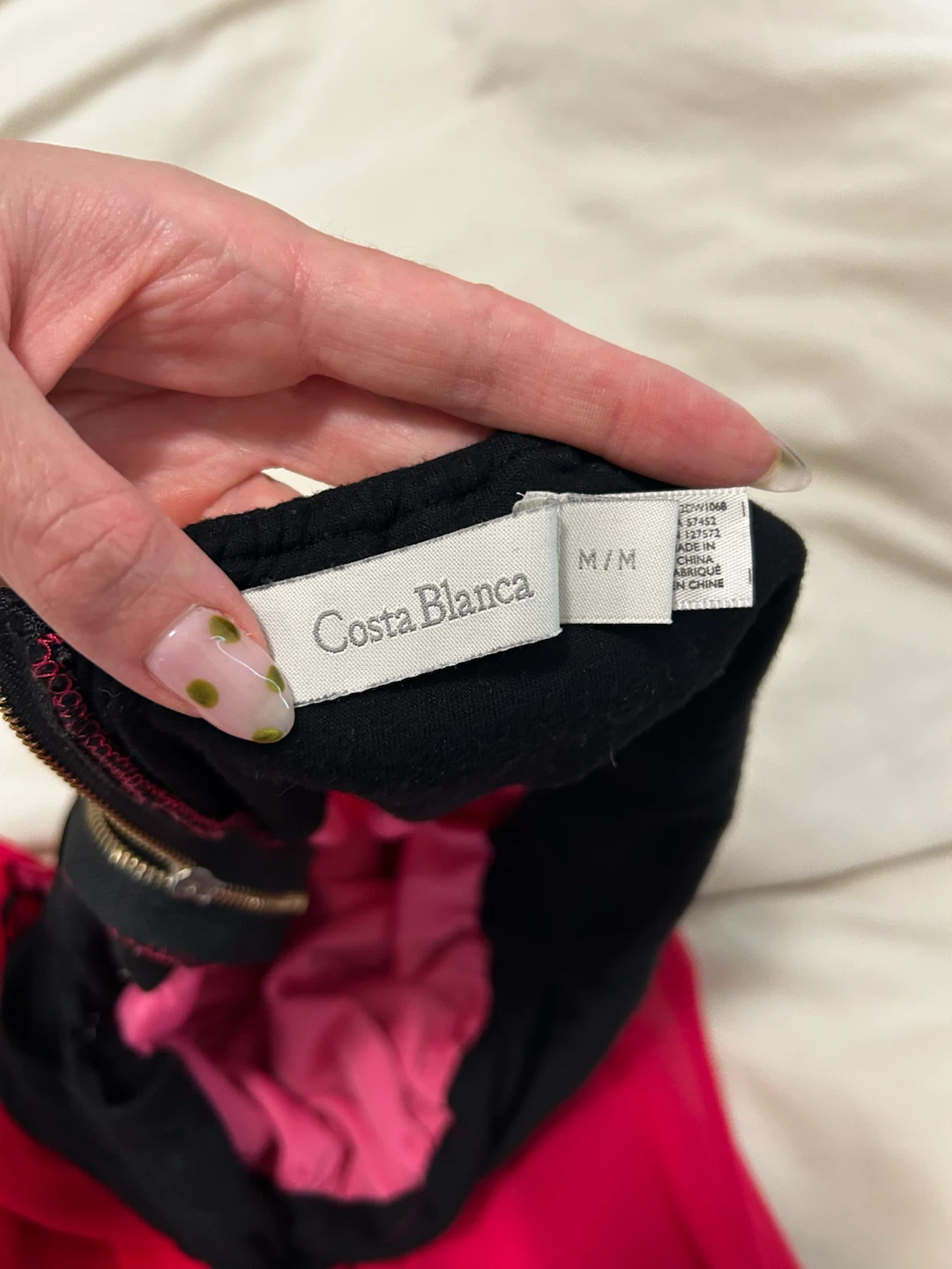 Costa Blanca Black & Pink Maxi Dress – Size M 💕 - photo 3