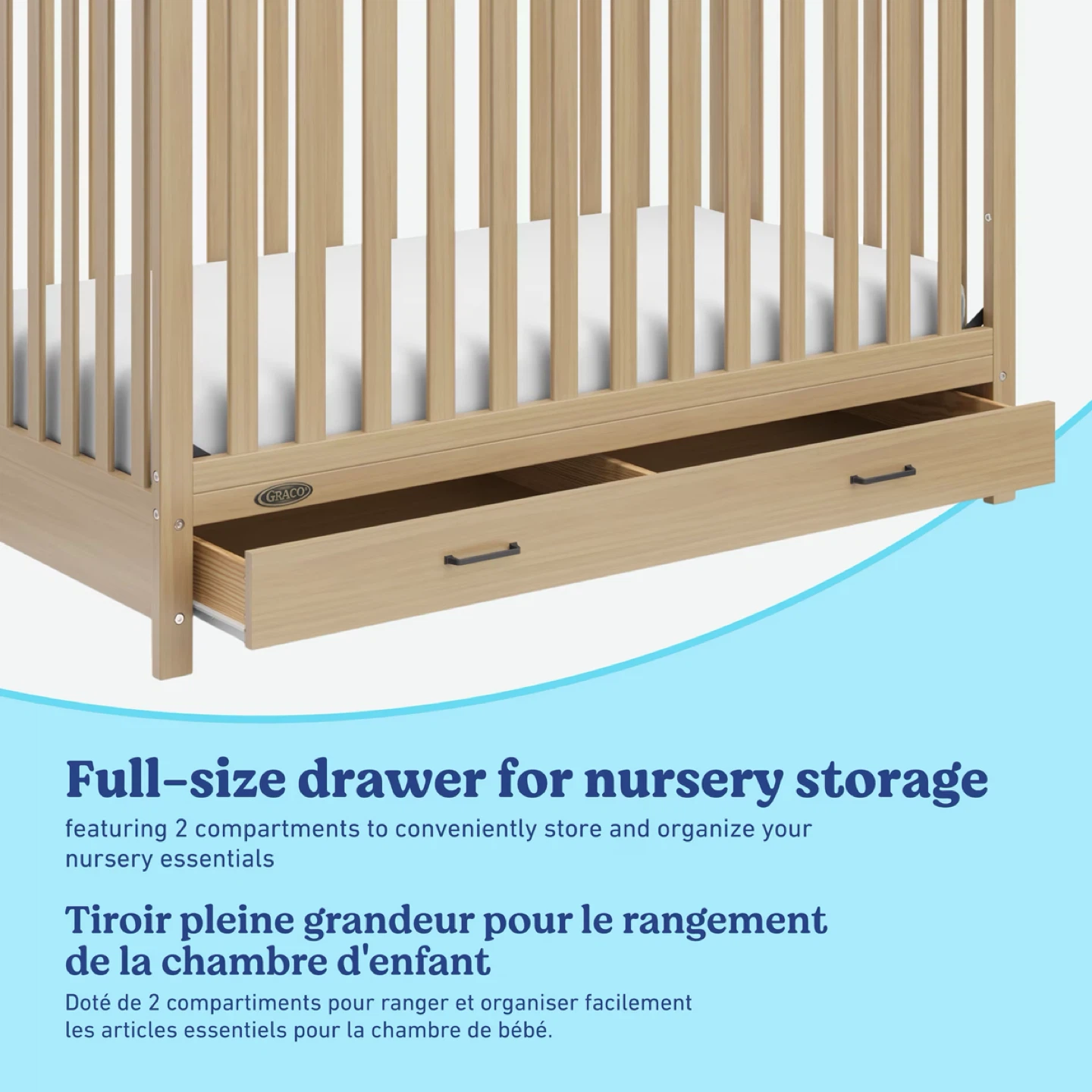Graco Convertible Crib with Drawer - Brand New - photo 3