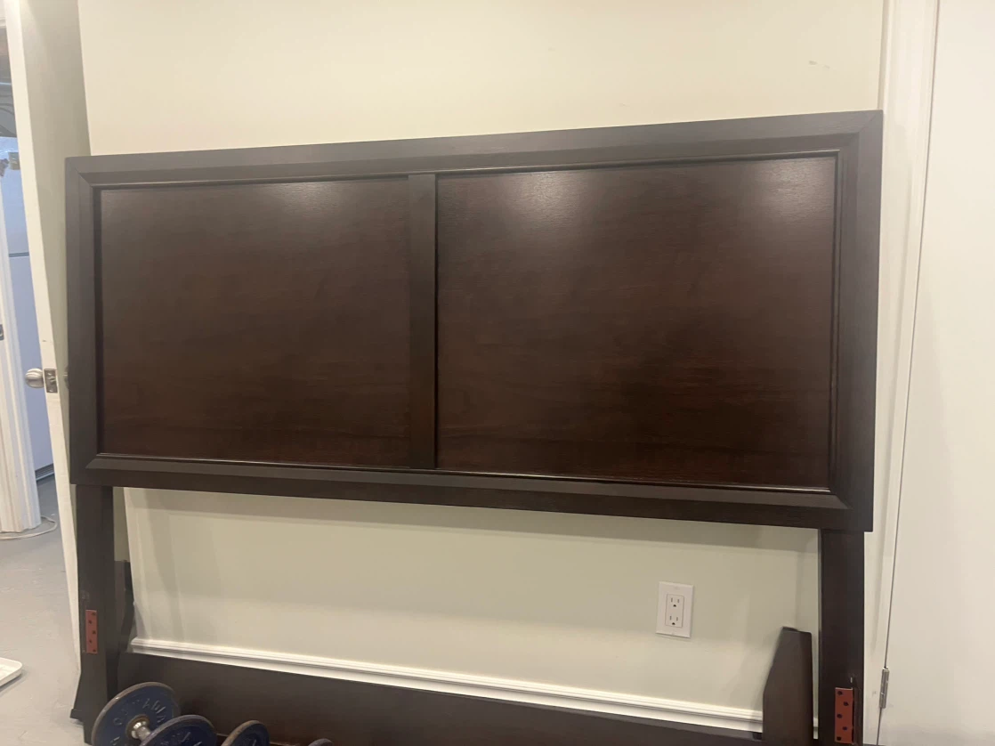 Free Wood Queen Bed Frame!