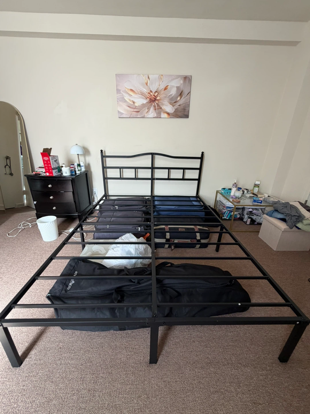 SHOANED Queen Size Metal Bed Frame with Headboard - photo 4
