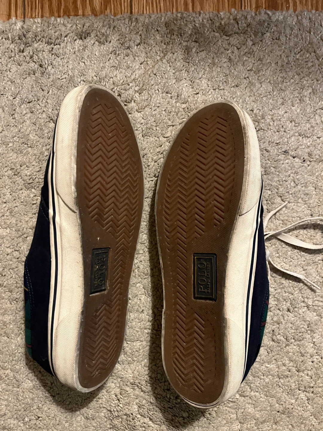 Polo Ralph Lauren Faxon X Navy Sneakers Size 10 - photo 3