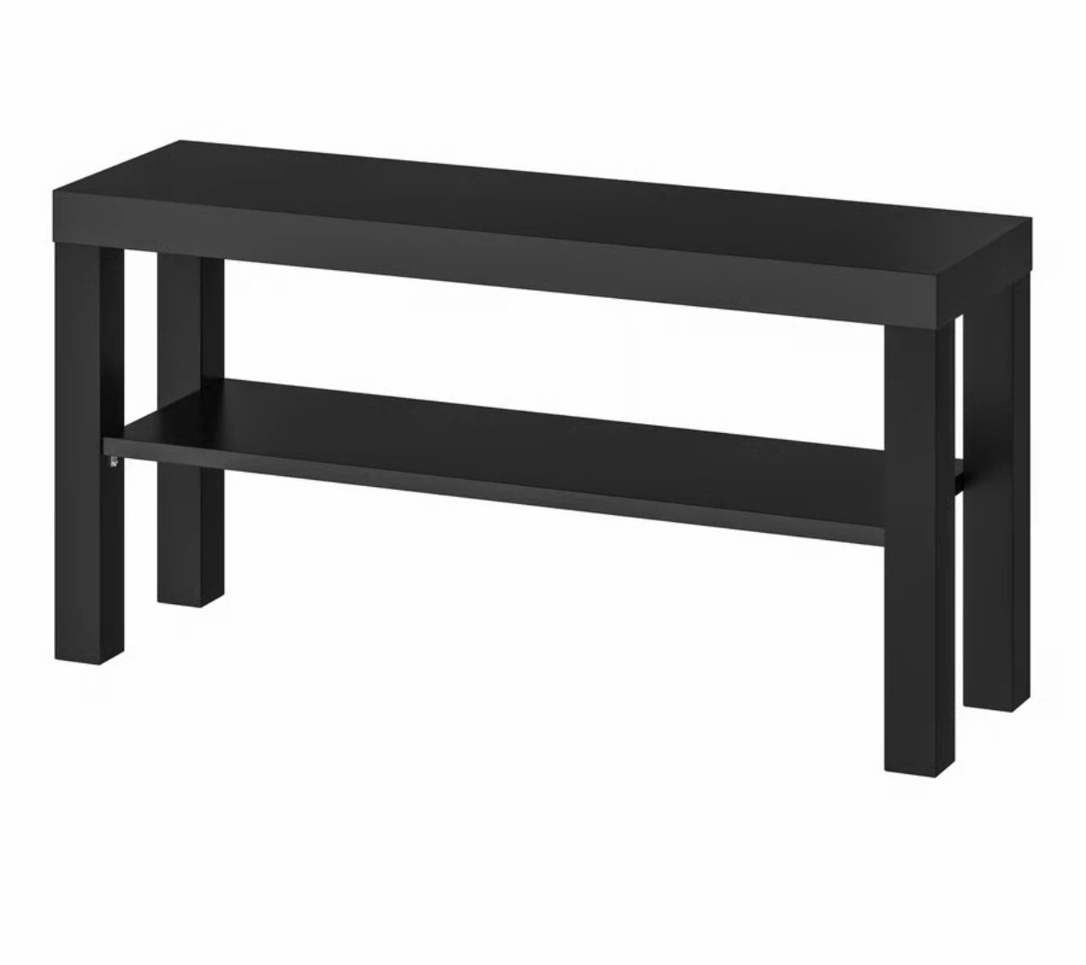 Ikea Black Console Table with Shelf