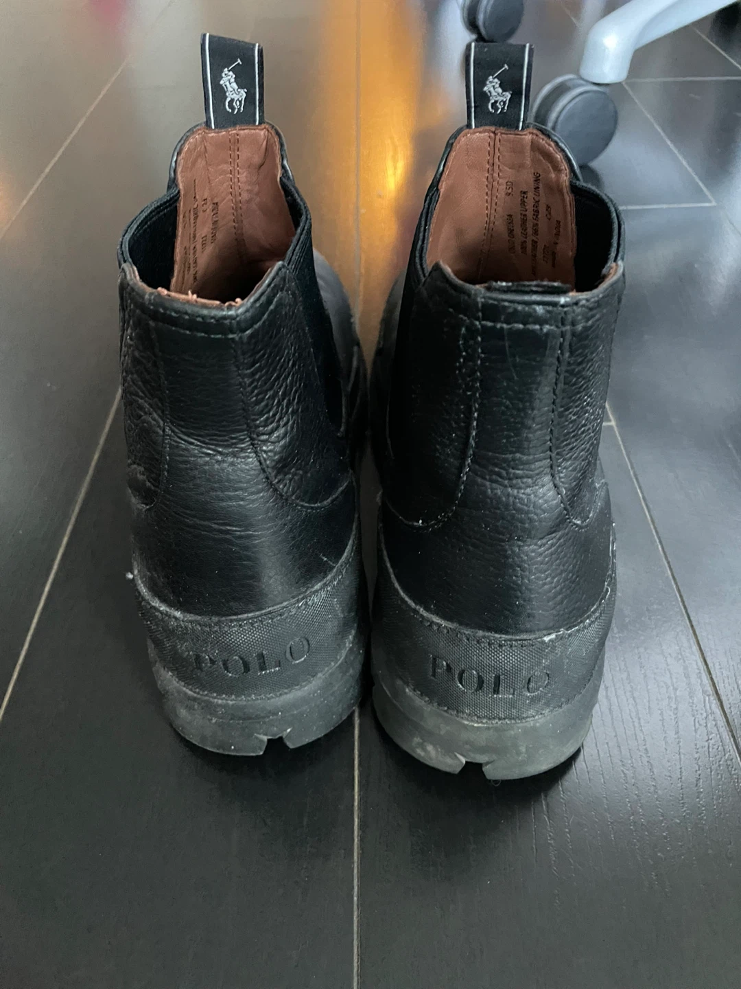 Polo Ralph Lauren Oslo Chelsea Boots Black Size 9.5 - photo 2