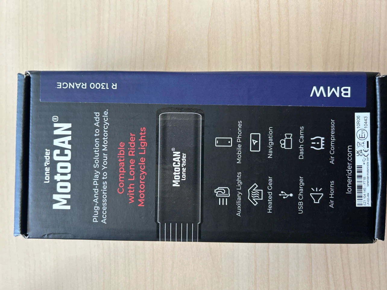 Brand New Lone Rider MotoCAN Motorcycle Accessory Controller