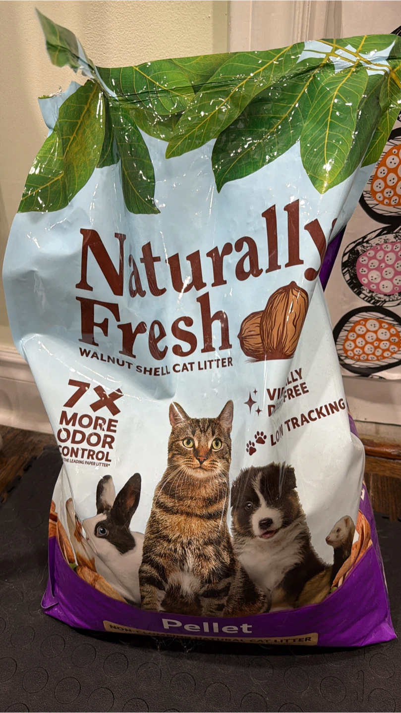 Naturally Fresh Walnut Shell Cat Litter Pellet