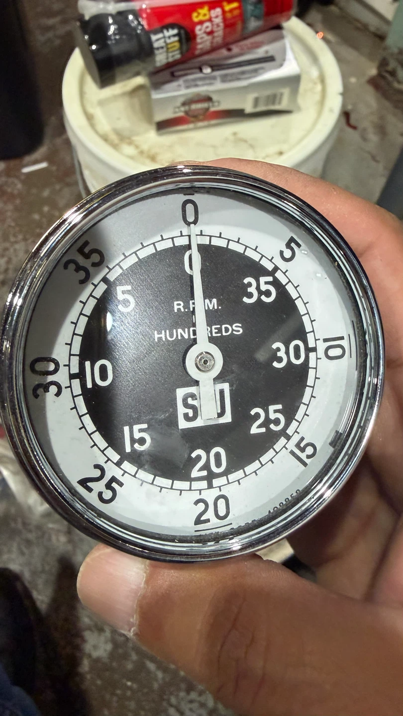Stewart Warner Tachometer RPM Gauge
