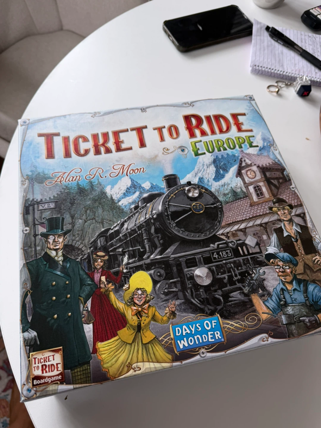 Ticket to Ride Europe Board Game