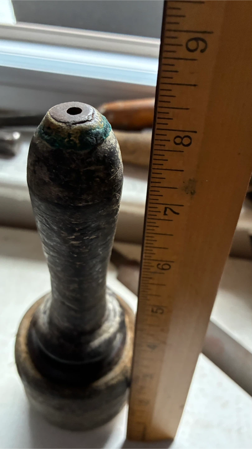 $45 maul Antique Vintage Tool Heavy Rawhide Mallet Metalworking - photo 3