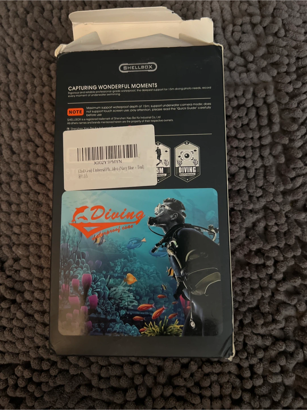 Shellbox 2nd Generation Diving Waterproof Case - photo 2