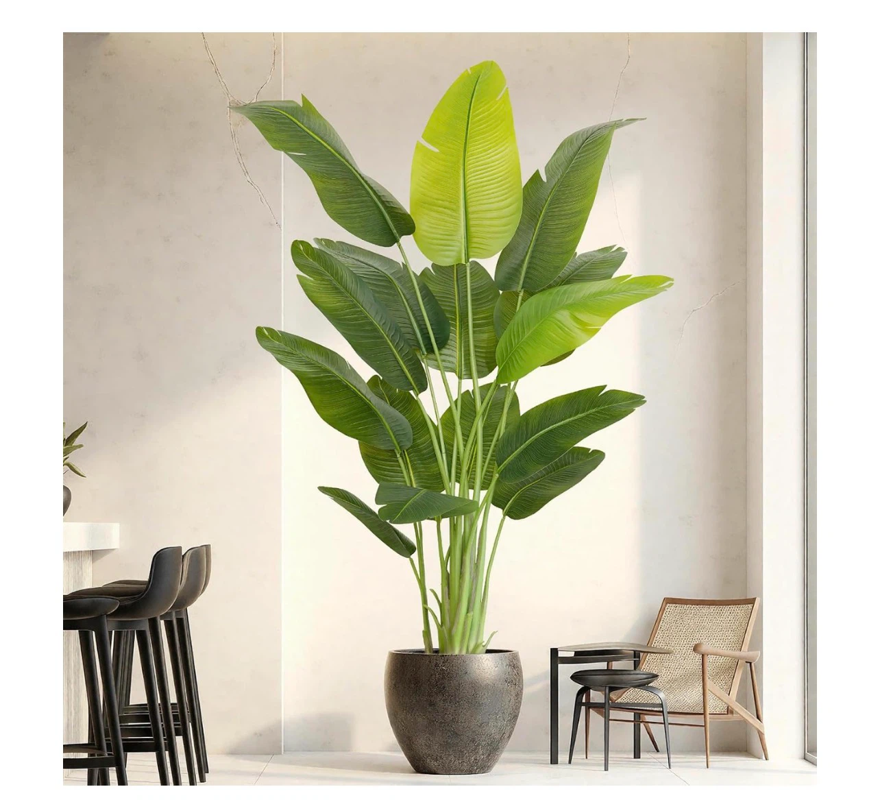 Brand new. Artificial Bird of Paradise Plant - 6.5ft