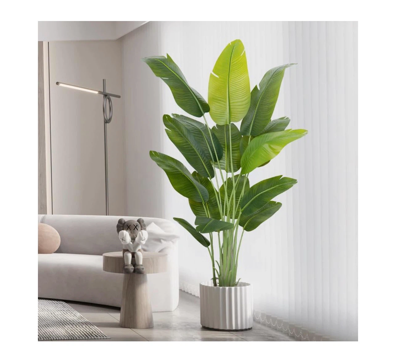 Brand new. Artificial Bird of Paradise Plant - 6.5ft - photo 2