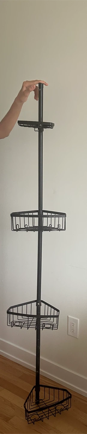 Tension Corner Shelf Shower Caddy