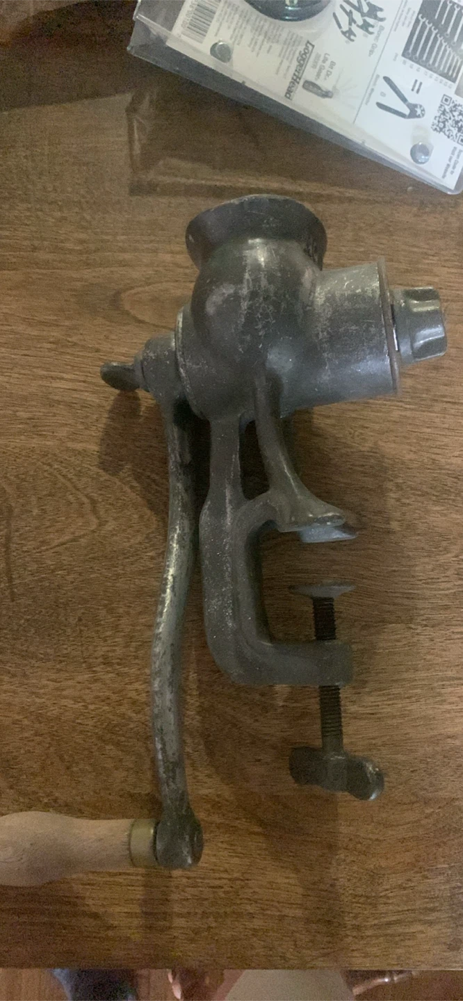 Vintage Manual Meat Grinder - photo 2