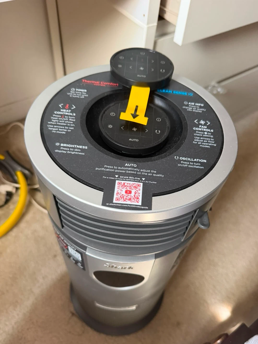 Shark 3-in-1 Air Purifier, Heater & Fan . - photo 2