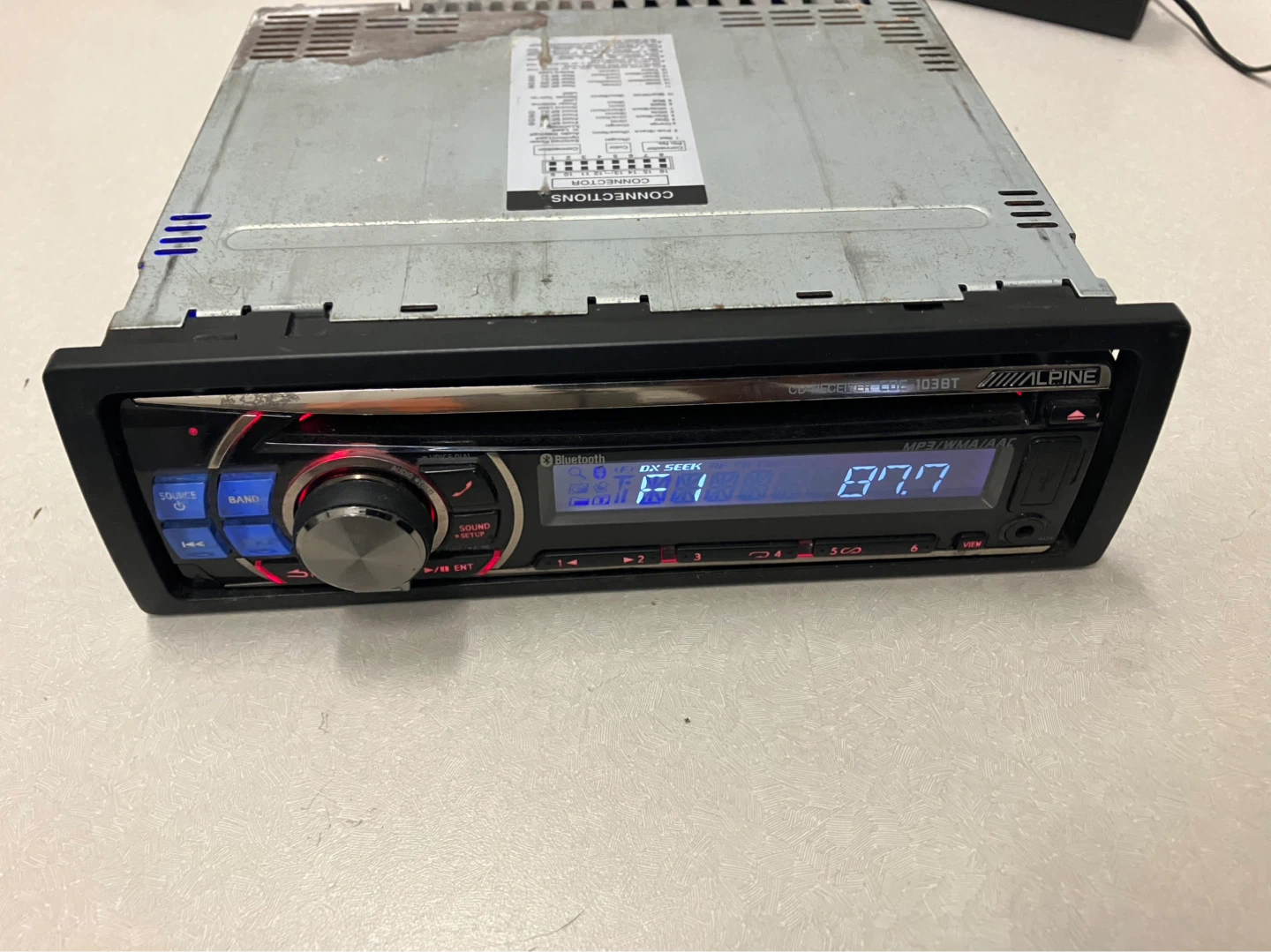 Car stereo with built-in Bluetooth & CD player