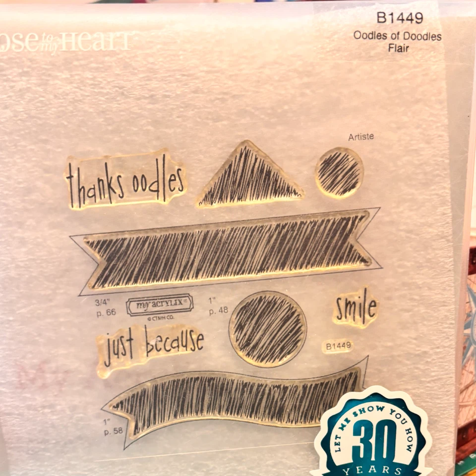 Creative Memories Oodles of Doodles Stamp Set B1449