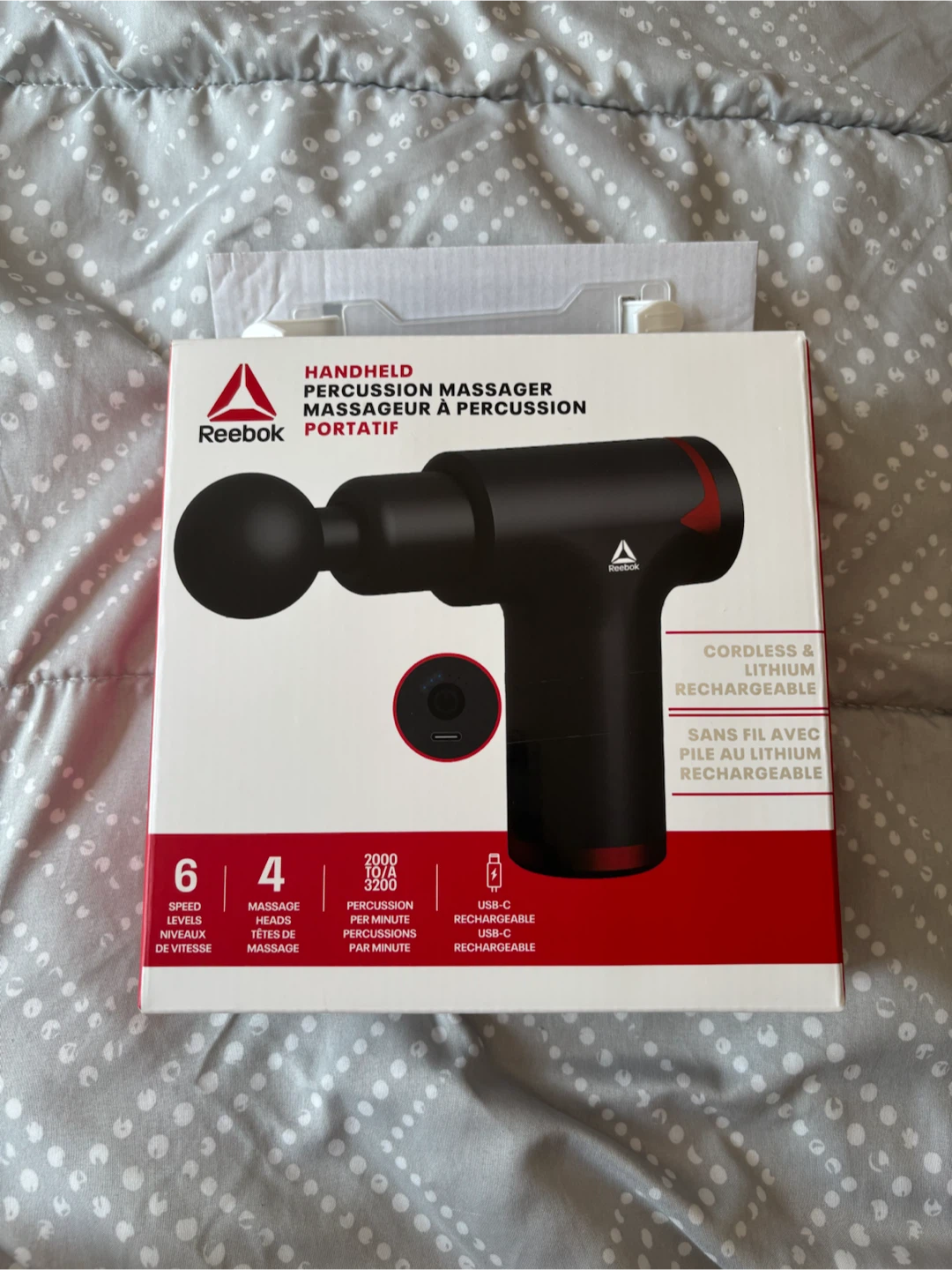 Reebok Handheld Percussion Massager