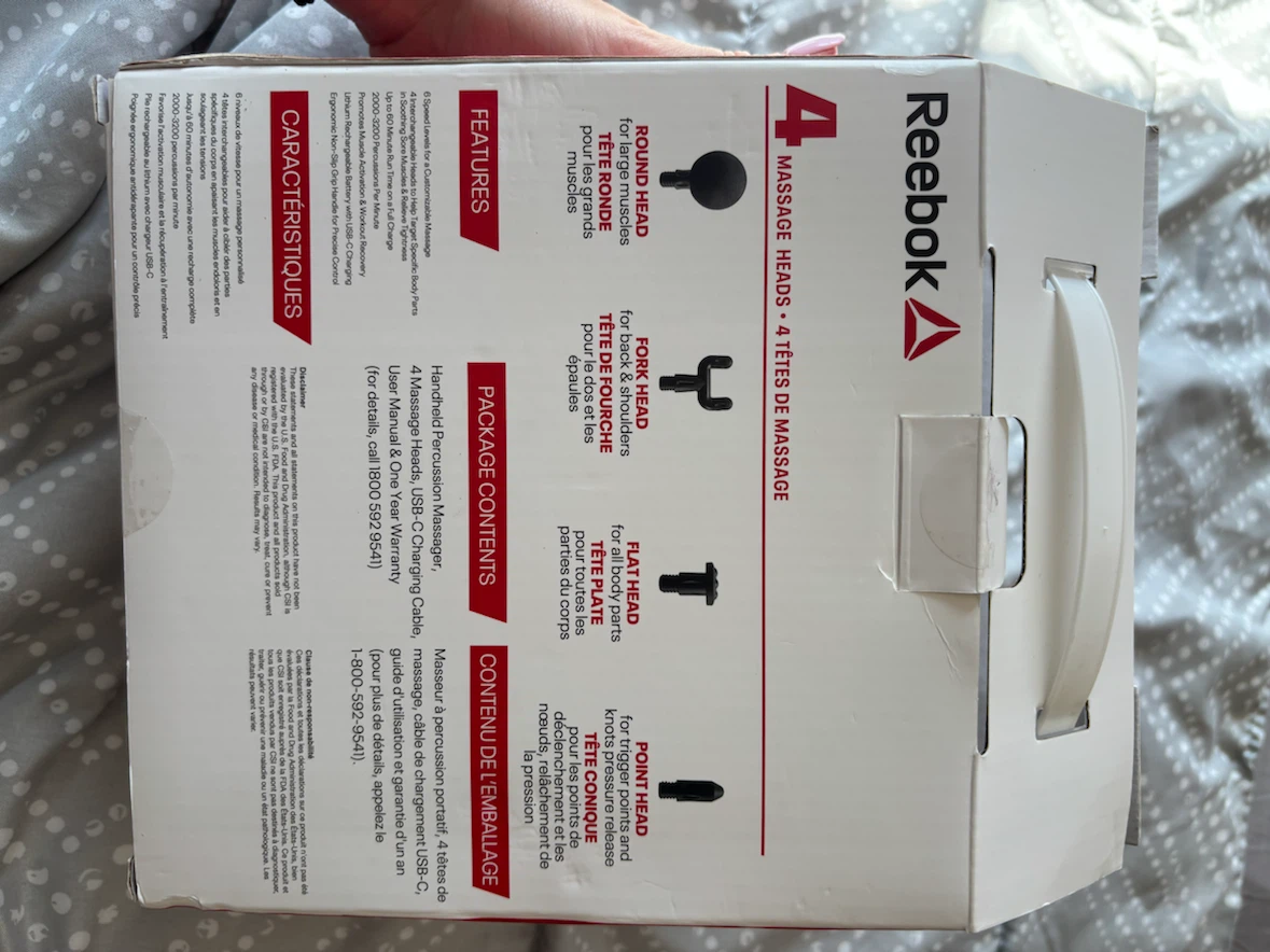 Reebok Handheld Percussion Massager - photo 3