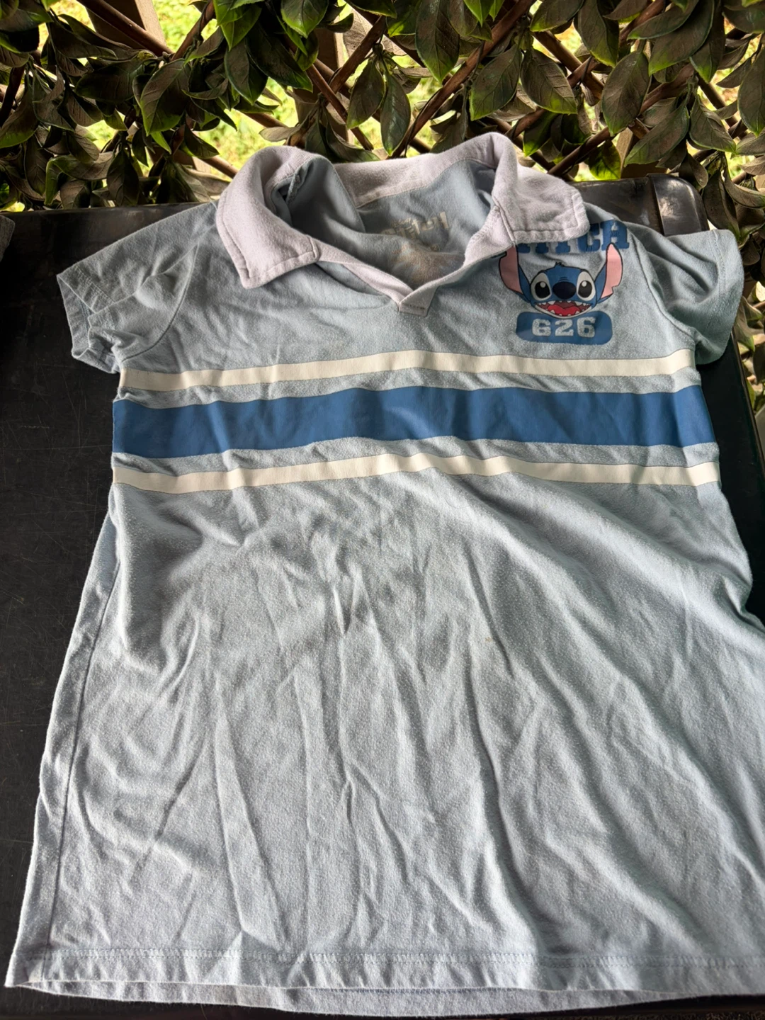 Light Blue Stitch Rugby Shirt