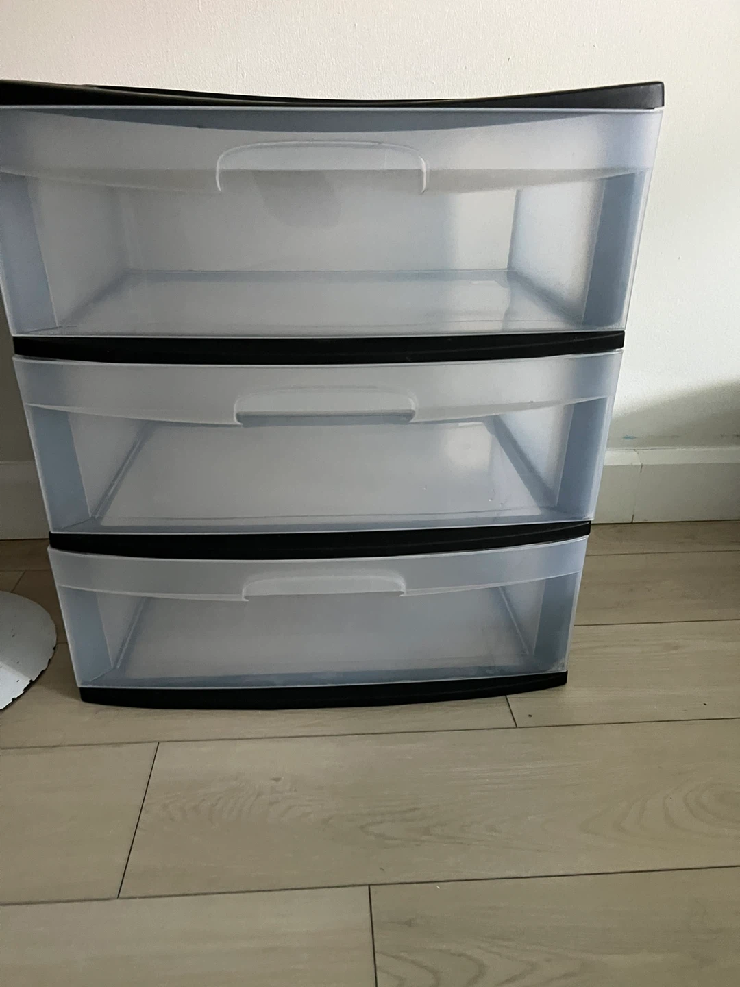 3-Drawer Plastic Storage Unit